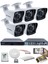 5 Kameralı Güvenlik Kamerası Seti - 5mp Sony Seculensli 1080P Full Hd Ahd, 6 Atom Led, Gece Görüşlü, IP66 Su Geçirmez, Güvenlik Kamerası, Plastik Kasa 1