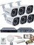 6 Kameralı Güvenlik Kamerası Seti - 5mp Sony Seculensli 1080P Full Hd Ahd, 8 Ultra Warm LED ,gece Renkli, colorvu Teknolojisi, Metal Aluminyum Kasa 1