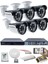 6'lı Kameralı güvenlik Kamerası Seti - 5mp Sony Seculensli 1080P Ahd, 8 Warm Led, Colorvu Gece Renkli Görüş 1