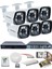 6 Kameralı Set 5mp Sony Seculensli 1080P Full Hd, 6 Atom Led, ahd Güvenlik Kamerası Seti, gece Görüşlü, Metal Kasa 1