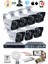 7 Kameralı Güvenlik Kamerası Seti - 5mp Sony Seculensli 1080P Full Hd Ahd, 6 Atom Led, Gece Görüşlü, IP66 Su Geçirmez, Plastik Kasa 2