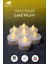 24 Adet Sarı Işıklı LED Mum El Mumu Tealight Piller Dahil Kullanıma Hazır 2