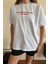 Relationship Status Bisiklet Yaka Pamuk Rahat Kalıp Kısa Kollu Basic Beyaz T-Shirt 1