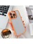 iPhone 13 Uyumlu Kılıf + Lens Koruyucu Standlı Kenarı Renkli Silikon Arkası Sararmaz Şeffaf 2