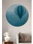 Tekno Trust 1 Parça Dekoratif Uçan Balon Modern Sanat Duvar Tablo Ahşap Yuvarlak Tablo Mdf Soyut Beyaz Çerçevel 2