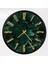 Yeşil Mermer Kanvas (Ahşap) Duvar Saati - 70 cm 2