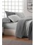 Medulas Açık Gri %50 Pamuk %50 Modal Çift Kişilik 160*200 cm Fitted Çarşaf 4