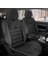 Seat Oxeo Uyumlu Lüks Oto,araba Tay Tüyü Koltuk Kılıfı Siyah 1