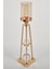 Seta Regina Şamdan 2 Kat Kristal Top Gold 56X16X16 cm 1