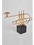 Seta Regina Şamdan Trumpet Yatay Gold 10X33X43 cm 1