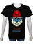 Regular Erkek T-Shirt Siyah 'Şirin Baba' Baskılı 1