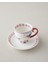 English Home Carnival Tulip New Bone China Kahve Fincan Takımı 4 Parça 2 Kişilik Açık Mavi 4