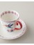 English Home Carnival Tulip New Bone China Kahve Fincan Takımı 4 Parça 2 Kişilik Açık Mavi 5