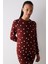 Dotted Termal Kahverengi Pantolon Pijama Takımı 2