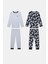 Erkek Çocuk 2li Çok Renkli Pijama Takımı 1