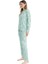Kadın Mint Boydan Patlı Pijama Takımı 3