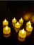 6 Adet Sarı Işıklı LED Mum El Mumu Tealight Piller Dahil Kullanıma Hazır 3