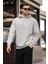 Grimelanj Kapüşonlu Cep Detaylı Nakışlı Erkek Sweatshirt 7050 1