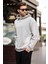 Grimelanj Kapüşonlu Cep Detaylı Nakışlı Erkek Sweatshirt 7050 3