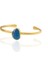 Kadir Jewellery Zirkon Taşlı Ayarlanabilir 22 Ayar Altın Kaplama Bilezik 1