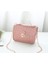 Moda Timsah Deseni Küçük Kare Çanta Bayanlar Omuz Çantaları Messenger Cep Telefon Çantası Sac Ana Femme Kadınlar Için (Pembe) (Yurt Dışından) 1