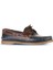 Lacivert Kahve Deri Erkek Loafer 11M23299 2