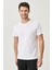2'li Paket Slim Fit Dar Kesim Pamuklu Basic Tişört 3