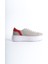 Mb6303-Gk Kadın Kalın Taban Gri Kırmızı Deri Sneaker & Spor Ayakkabı 4