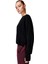 After Class Crop Kadın Siyah Sweatshirt 4