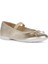 Kız Çocuk Bronz Plie Simli Deri Babet J4555D00044C2010 2