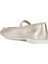 Kız Çocuk Bronz Plie Simli Deri Babet J4555D00044C2010 3