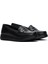 Kadın Siyah Deri Comfort Loafer 24WFD410218 3