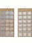 Bej 30 Izgara Stili Cift Taraflı Sütyen Iç Çamaşırı Çorap Saklama Torbası Askılı Dolap Non-Woven Organizer Askılı Yurt Odası Askılı Dolap Için (Yurt Dışından) 1