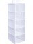 Gri-03 Tarzı Askılı Dolap Düzenleyici Oxford Kumaş Katlanabilir Iç Çamaşırı Depolama Rafı Elbise Çanta (Yurt Dışından) 3