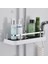 Siyah Stil Duş Başlığı Şampuan Banyo Organizatörü Için Ayarlanabilir Banyo Direği Caddy Duş Rafı Organizer (Yurt Dışından) 4