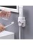 Beyaz Stil Diş Fırçası Tutucu Diş Macunu Dispenseri Banyo Duvara Monte Edilebilir Dikişsiz Tembel Lavabo Yıkama Standı Aksesuarları (Yurt Dışından) 4