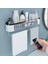 Siyah Stil Mıcck Banyo Rafı Şampuan Duş Rafları Duvara Monte Tuvalet Su Geçirmez Banyo Düzenleyici Kozmetik Raf Banyo Havlu Askısı (Yurt Dışından) 2