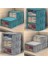 Mavi Yeşil Stil Taşınabilir Çok Fonksiyonlu Ev Kumaş Organizer Ayakkabı Organizer Battaniye Depolama Çantası Kutu Organizer (Yurt Dışından) 5