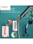 Mavi Stil 360° Duş Başlığı Tutucu Ayarlanabilir Kendinden Yapışkanlı Duş Başlığı Braketi Duvara Monte Edilebilir 2 Kanca Standı Spa Banyo Evrensel Abs 1 Adet (Yurt Dışından) 2