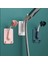 Mavi Stil 360° Duş Başlığı Tutucu Ayarlanabilir Kendinden Yapışkanlı Duş Başlığı Braketi Duvara Monte Edilebilir 2 Kanca Standı Spa Banyo Evrensel Abs 1 Adet (Yurt Dışından) 5