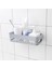 Gri Stil Duvar Askısı Duş Losyonu Organizer Güçlü Emici Kupa Duvara Monte Tutucu Mutfak Banyo Rafı Yapışkanlı Badkamer Depolama Askısı (Yurt Dışından) 5