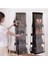 Gri Tarzı Wardrobe Sundry Ayakkabı Çantasıyla Askılı 8 Cepli El Çantası Organizer - Toz Geçirmez Ev Depolama Pochçu (Yurt Dışından) 3