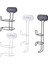 No.4 Tarzı Saç Kurutma Makinesi Tutucu Düzleştirici Kıvırma Demir Depolama Rafı Duvara Monte Metal Banyo Rafı Yapışkanlı Üfleyici Tutucu Spiral Standı (Yurt Dışından) 5