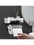 Yeşil Stil Duvara Monte Banyo Rulo Kağıt Depolama Rafı Tuvalet Rafı Çok Fonksiyonlu Su Geçirmez Ev Banyo Aksesuarları Matkap Gerektirmeyen (Yurt Dışından) 2