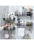 Açık Sarı Stil Matkap Gerektirmeyen Banyo Rafı Makyaj Organizer Duvara Monte Banyo Organizer Kozmetik Şampuan Havlu Duş Depolama Süzgeç Rafı (Yurt Dışından) 3