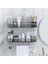 Açık Sarı Stil Matkap Gerektirmeyen Banyo Rafı Makyaj Organizer Duvara Monte Banyo Organizer Kozmetik Şampuan Havlu Duş Depolama Süzgeç Rafı (Yurt Dışından) 4