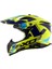 X-Cross X1 Helmet Neon Yellow Blue 3