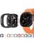 Samsung Galaxy Watch Ultra ile Uyumlu Silikon Kasa Ekran Koruyucu Önü Açık Çerceve Pc Kasa Koruma Silikon Çerçeve 2