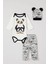 Panda Desenli 3'lü Unisex Zıbın Set 1