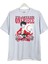 Kaptan Luffy One Piece Baskılı Unisex Bol Kalıp Bisiklet Yaka Tişört 1